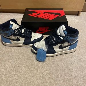 Jordan 1 Obsidian (UA)- size 9 men’s